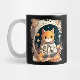 Catronaut Cat Astronaut Deep In Space Cosmic Cat Science - Funny Cats Mug